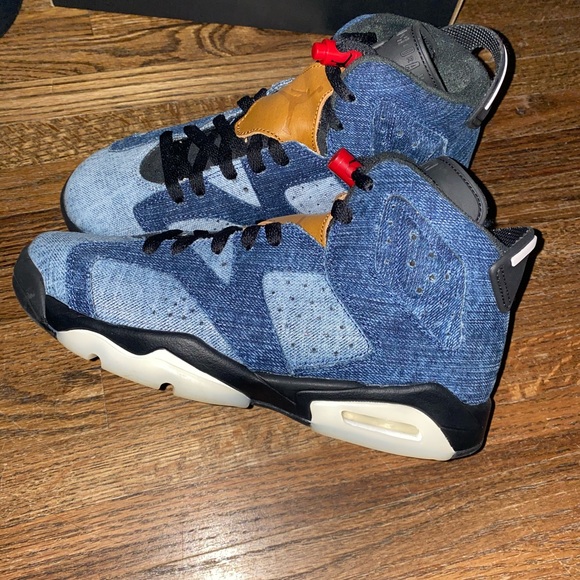 jordan retro 6 denim